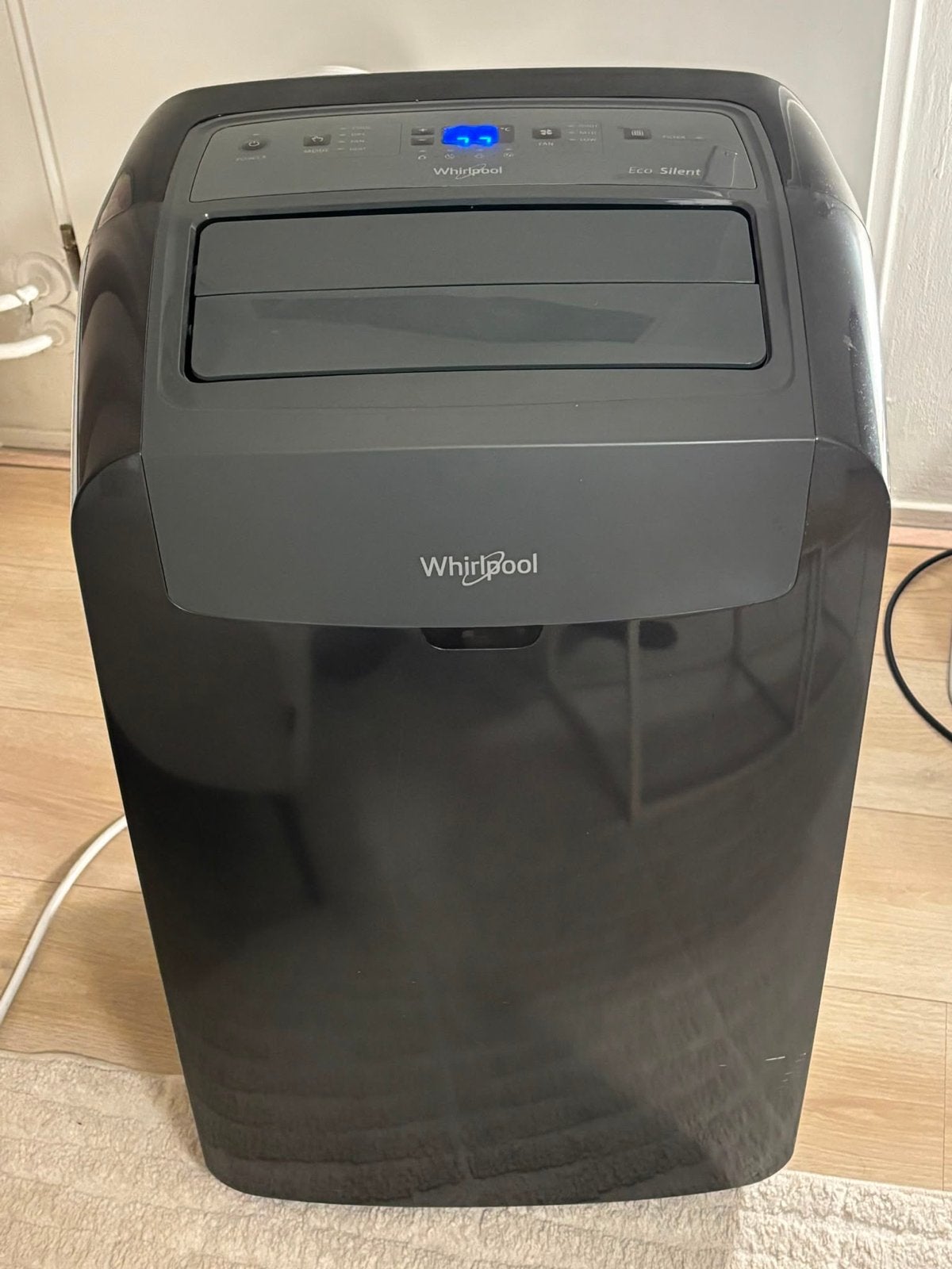 12000BTU Whirlpool Eco Silent Mobiele Airco, Ophalen, Minder dan 60 m³, Timer, 3 snelheden of meer