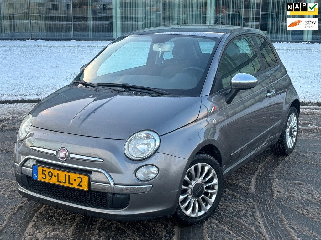 Fiat 500 1.2 Sport AUTOMAAT NAP HALF LEER, Auto's, Euro 5, Gebruikt, 1242 cc, 4 cilinders