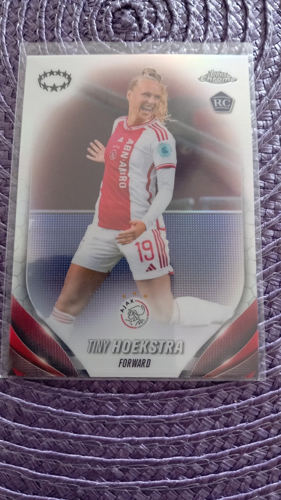 Tiny Hoekstra Topps Chrome Champions League Rookie Kaart, Verzenden, Zo goed als nieuw, Ajax, Spelerskaart