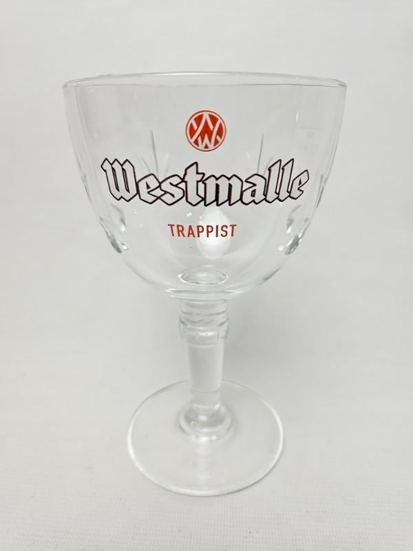 # Westmalle trappist bierglas model 8, Ophalen of Verzenden, Gebruikt, Bierglas