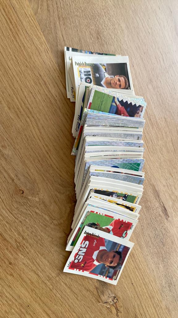 Panini voetbal 98 350 stuks, Ophalen of Verzenden, Zo goed als nieuw, Poster, Plaatje of Sticker