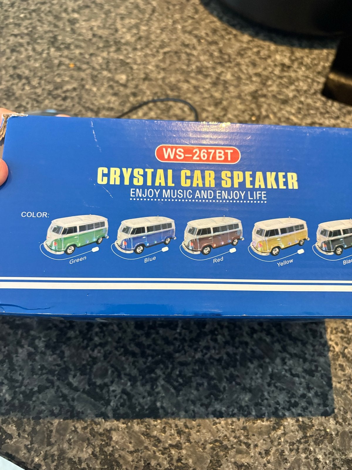 Crystal Car Speaker WS-267BT - Draagbare Bluetooth Speaker, Overige merken, Nieuw, Ophalen of Verzenden, Draagbare speaker