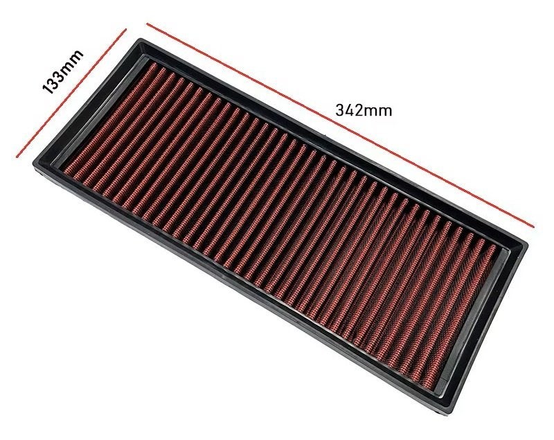 Sport inlegfilter Golf 5/6 GTI Maat 342x133 mm, Ophalen of Verzenden, Bolku Tuning, Info@bolku.nl, 6851TB