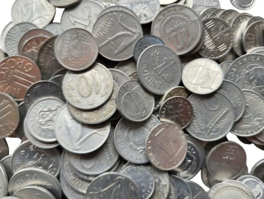 250 gram Aluminium munten, Postzegels en Munten, Munten en Bankbiljetten | Verzamelingen, Ophalen of Verzenden, Nederland en Buitenland