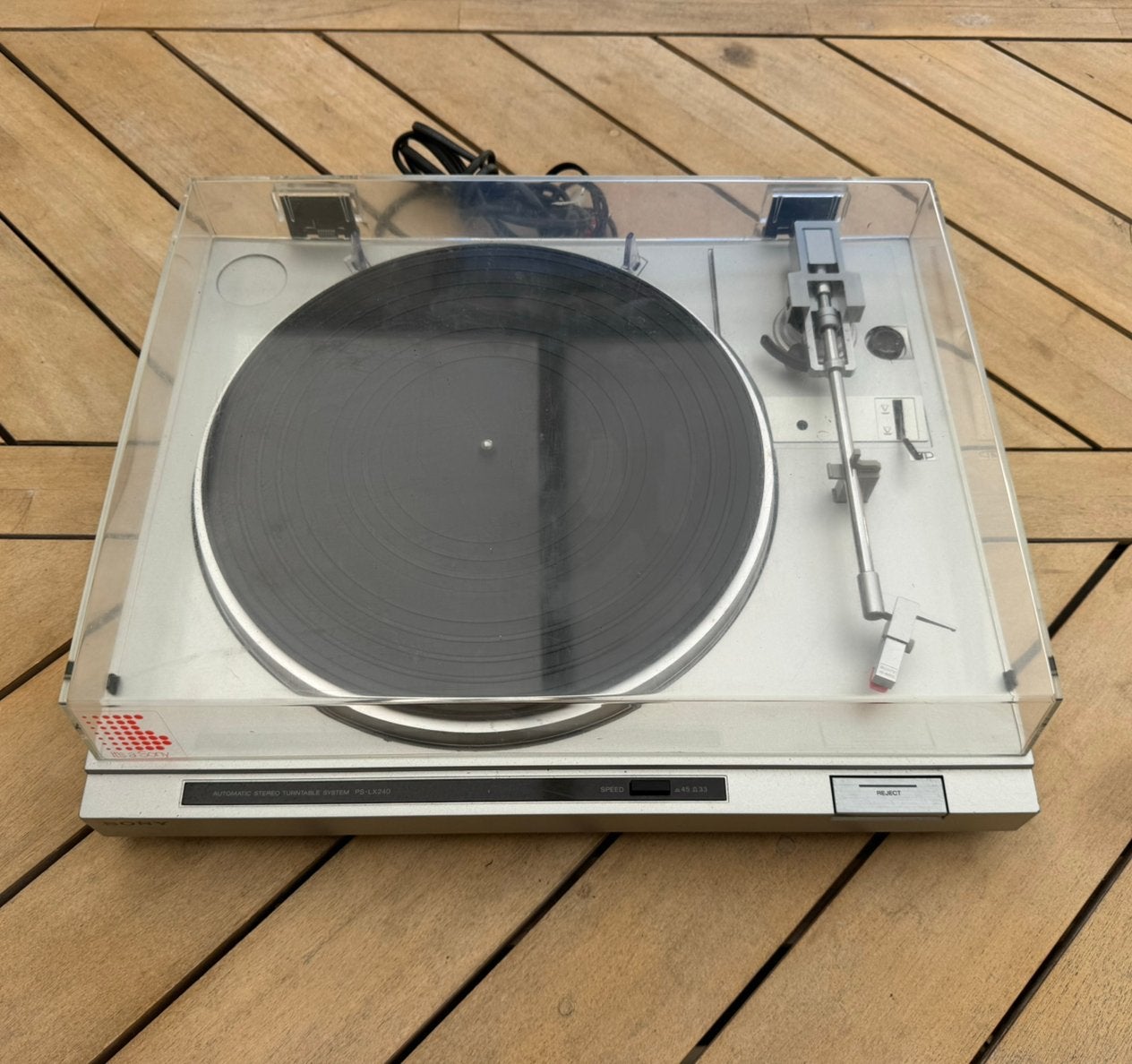Vintage Sony PS-LX240 Automatic Platenspeler, Ophalen, Automatisch, Zo goed als nieuw, Platenspeler