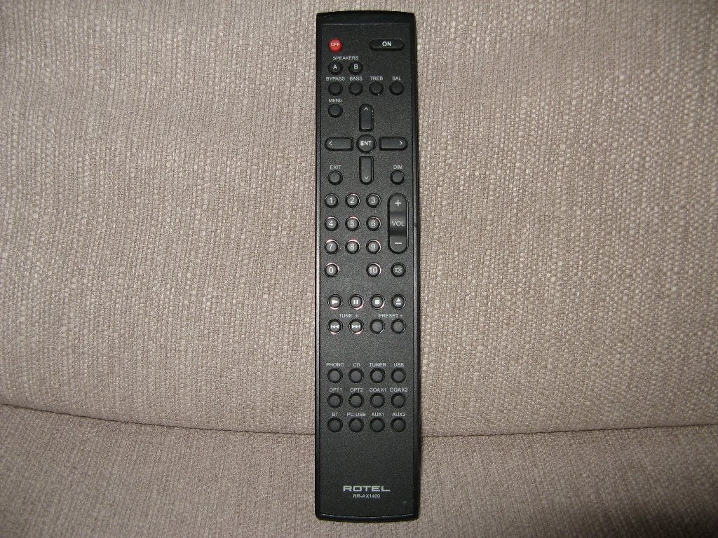 rotel rr-ax1400 afstandsbediening, Overige merken, Ophalen of Verzenden, Zo goed als nieuw, 120 watt of meer