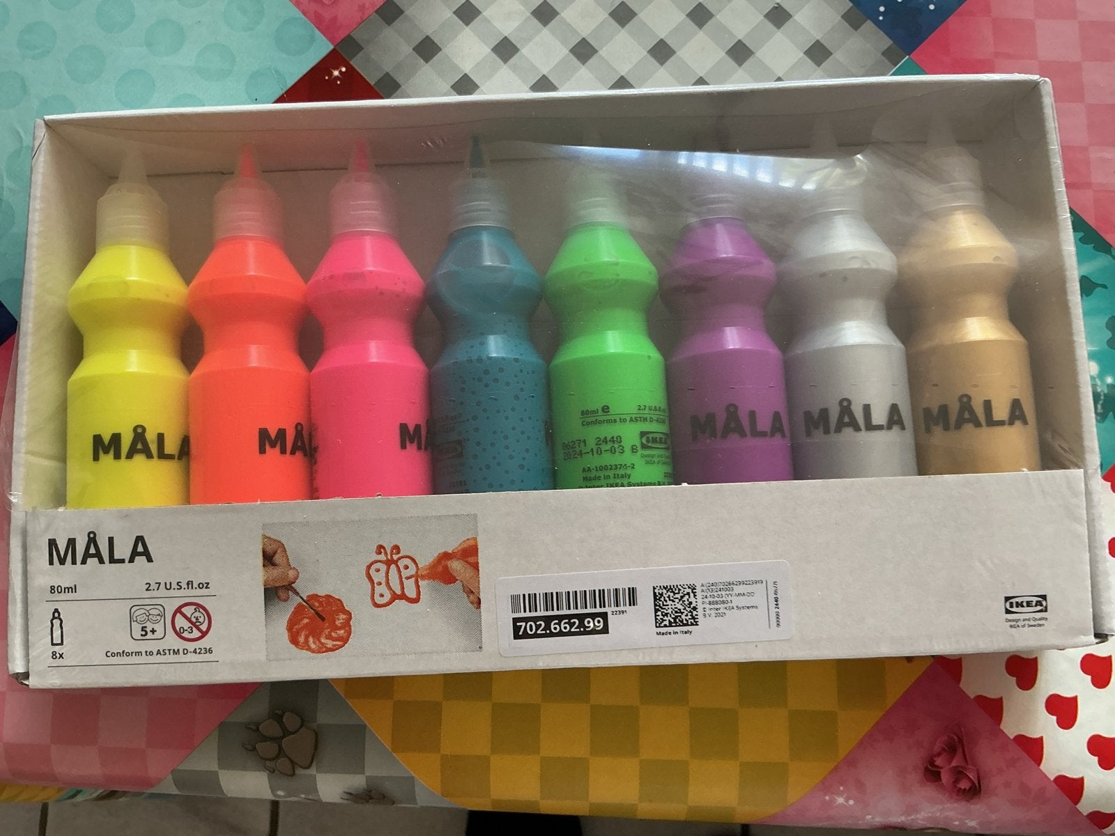 IKEA MÅLA Verfset - 8 kleuren (80ml), Ophalen of Verzenden, Nieuw, Overige typen