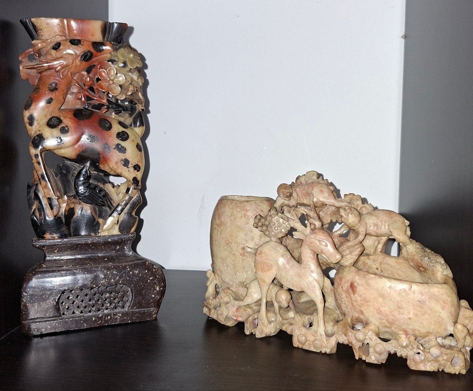 speksteen chinees japans zeer mooi, Verzamelen, Beelden en Beeldjes, Ophalen