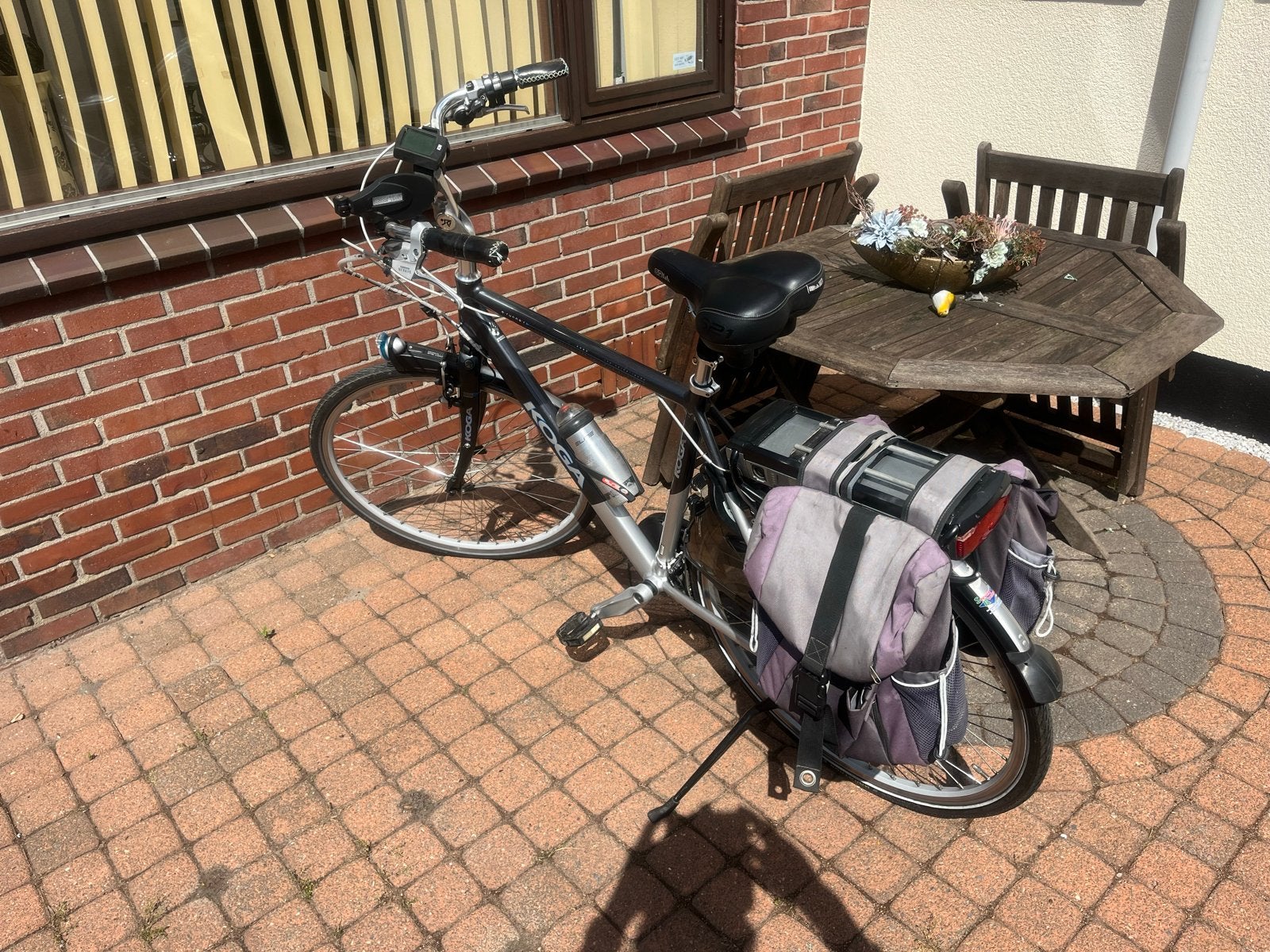 Koga E-bike met Shimano Nexave en Schwalbe Marathon E Plus, Gebruikt, 55 tot 59 cm, 30 tot 50 km per accu, Ophalen