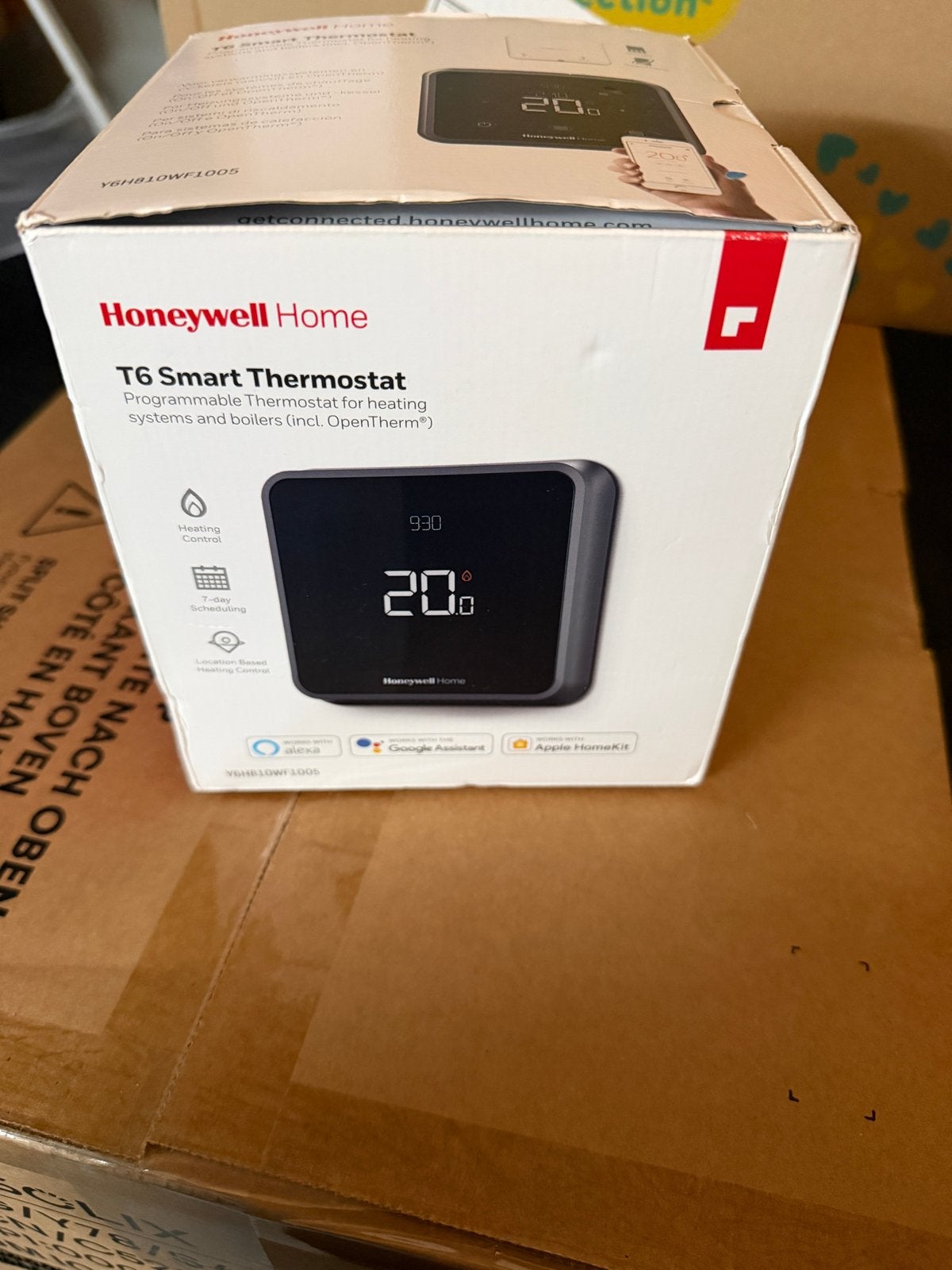 Honeywell Home T6 Slimme Thermostaat, Ophalen of Verzenden, Slimme thermostaat, Nieuw