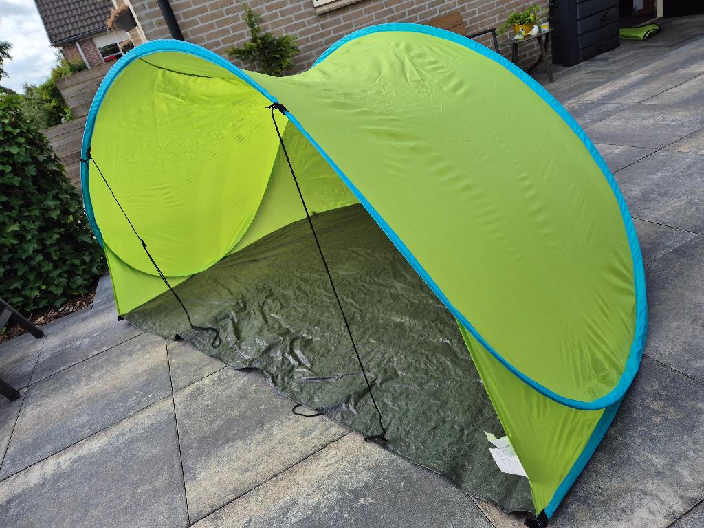 Beach shelter tent windscherm, Ophalen, Zo goed als nieuw
