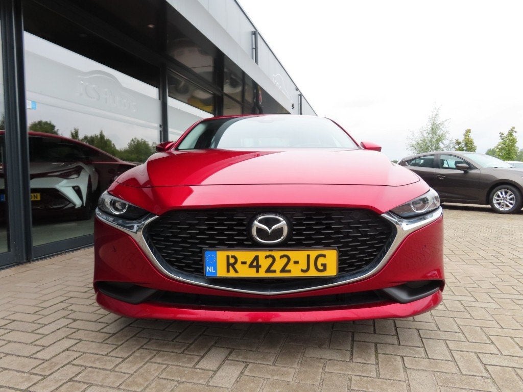 Mazda 3 2.0 E-SkyActiv-G M Hybrid 122 Comfort Leder 2022, Auto's, Voorwielaandrijving, 1998 cc, Gebruikt, 4 cilinders