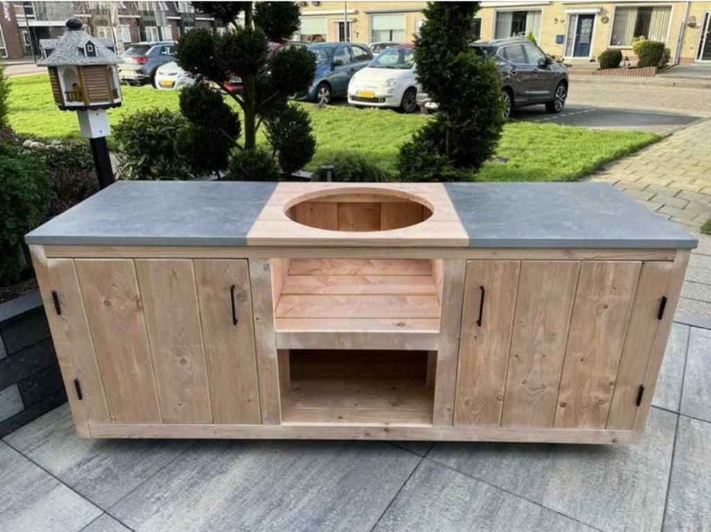 BBQ Tafel / Buitenkeuken Douglas, Tuin en Terras, Ophalen of Verzenden, Nieuw, Houtskool
