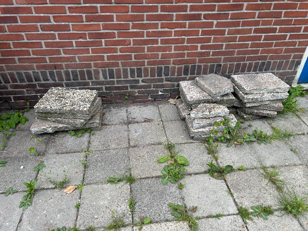 Gratis grindtegels, Tuin en Terras, Ophalen, Gebruikt, Overige typen, 5 tot 10 m²