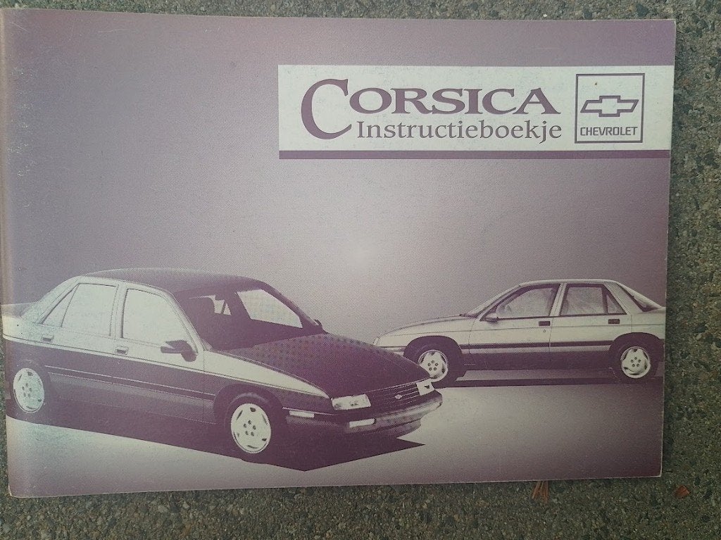 Chevrolet Corsica instructieboek / handleiding, Boeken, Ophalen of Verzenden, Nieuw, Chevrolet