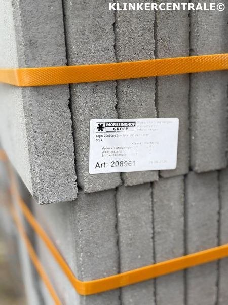 272m2 grijs B-KEUS 30x30x4,5cm stoeptegels betontegels trott, Info@morssinkhof-groep.nl, Verzenden, Nieuw, 10 m² of meer