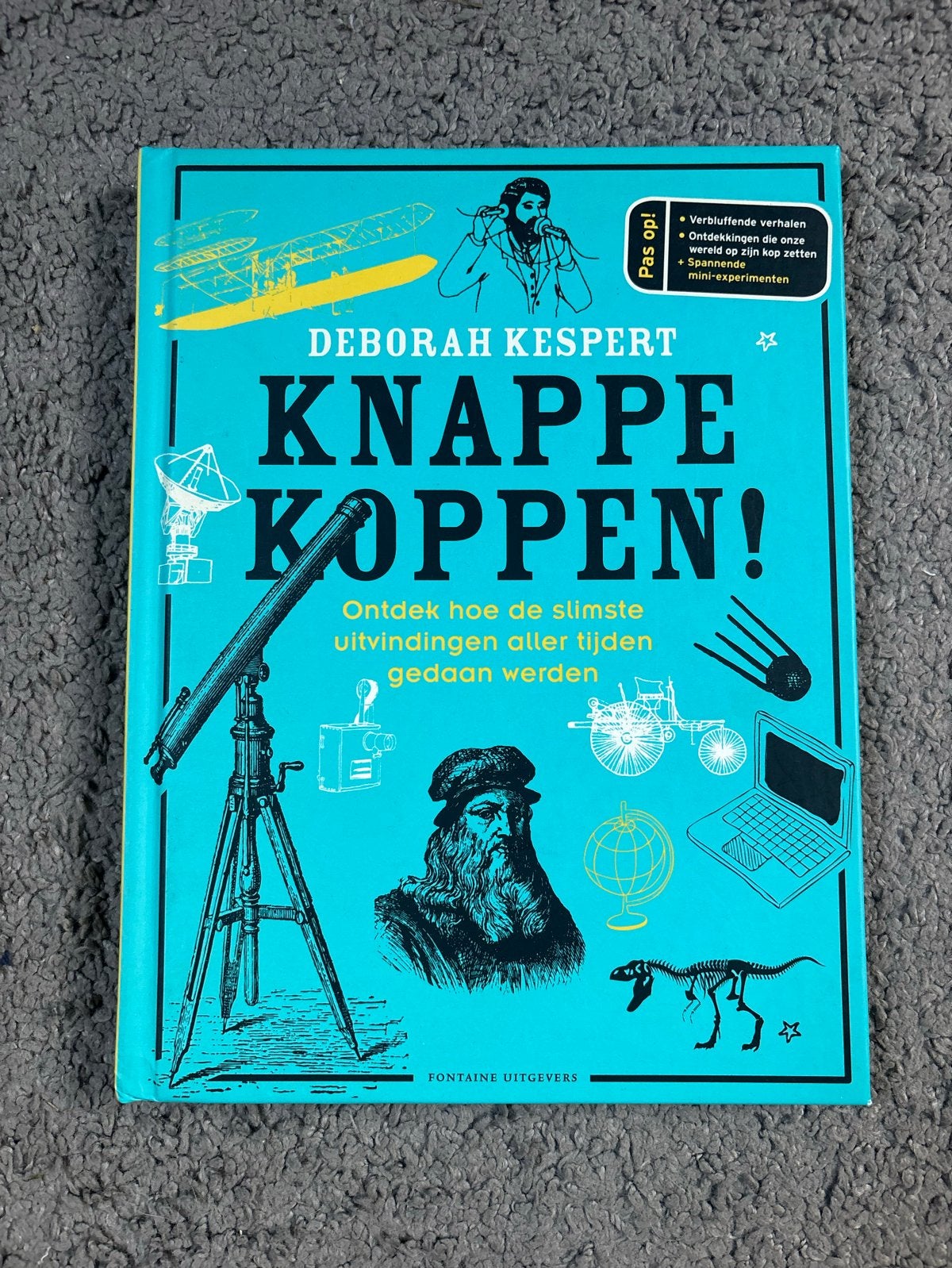 Knappe Koppen! Ontdek slimste uitvindingen ooit, Boeken, Techniek, Ophalen of Verzenden, Zo goed als nieuw, Overige onderwerpen