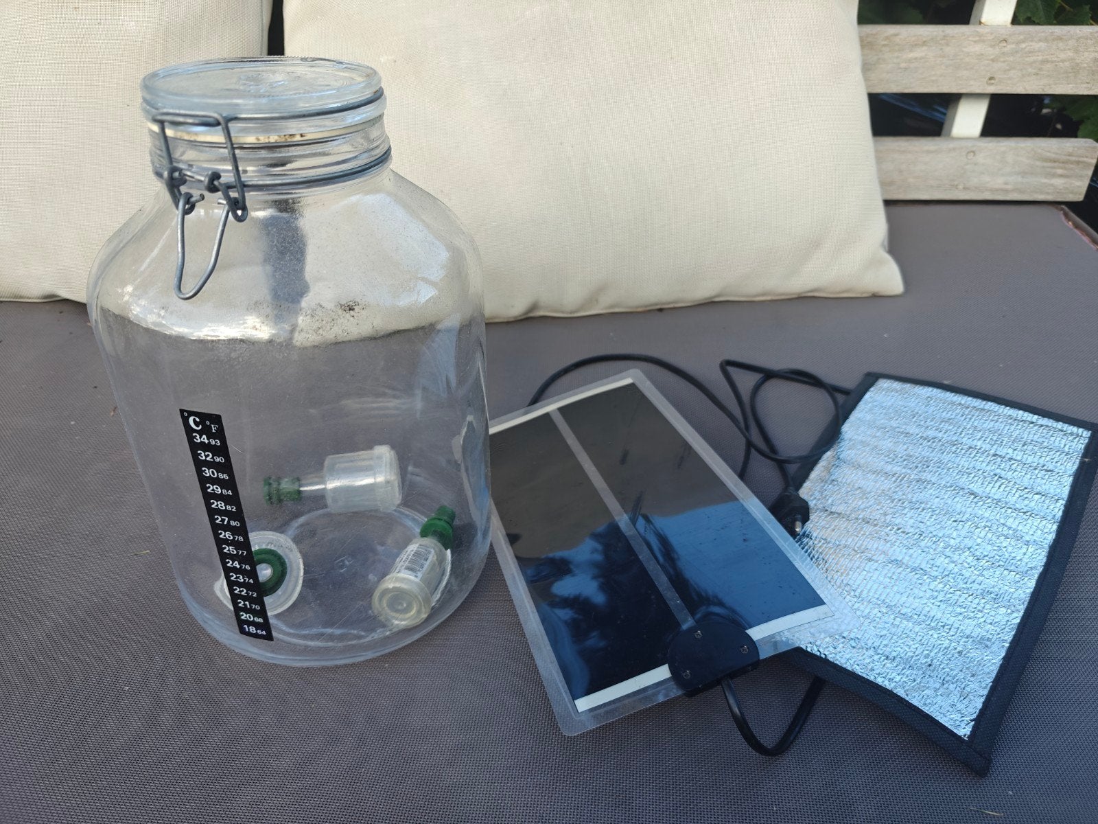 Fermentatie pot met warmte mat, Ophalen, Nieuw