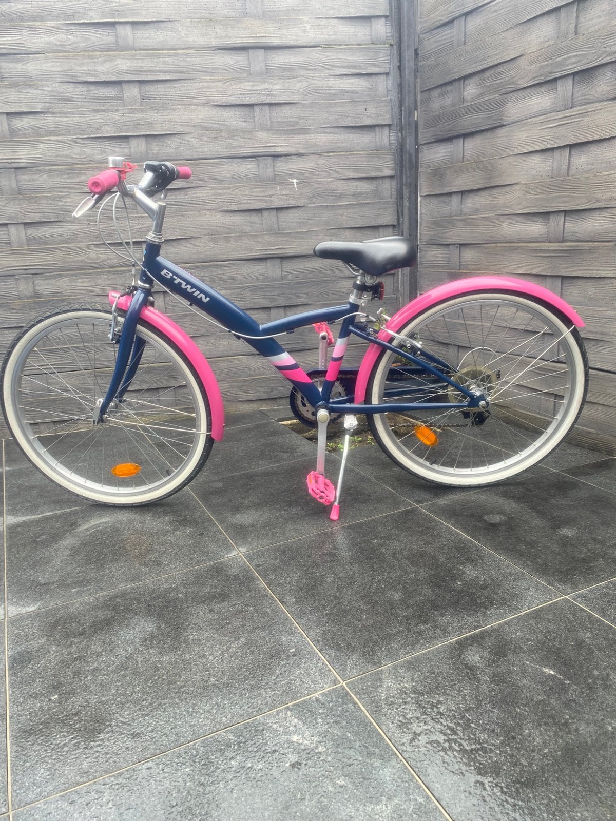 B-Twin 24 inch meisjesfiets, Ophalen, 24 inch, B-Twin, Versnellingen