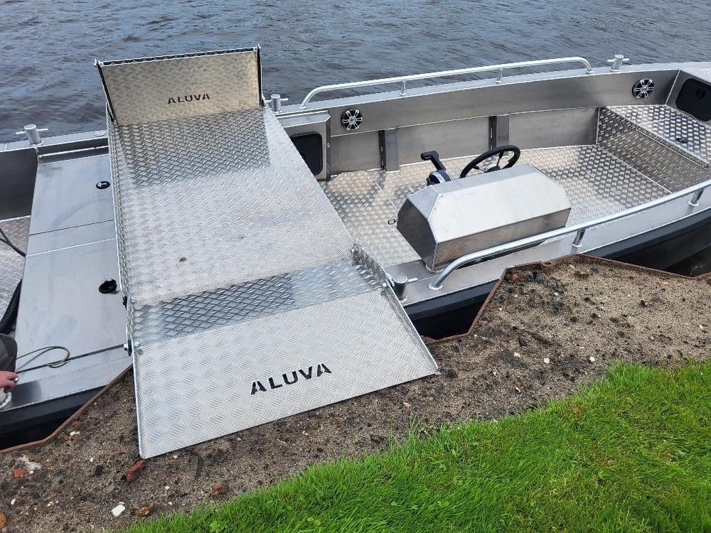 Aluva rolstoelboot werkboot, Ophalen, Aluminium, Zo goed als nieuw, 30 tot 50 pk