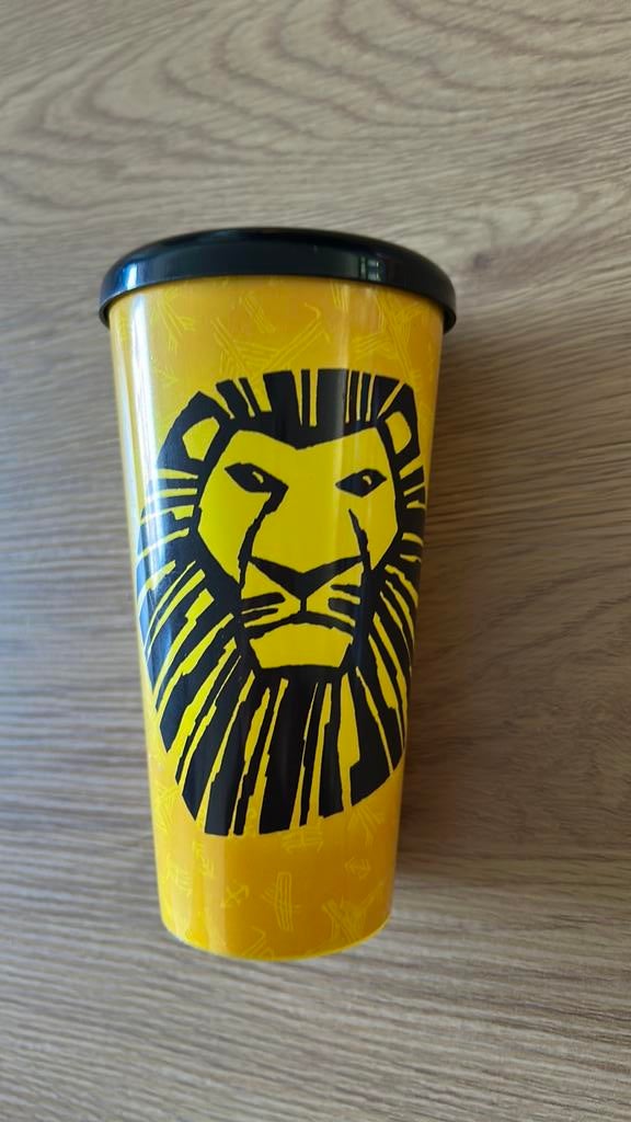 The Lion King musical beker Londen - Disney verzamelobject, Ophalen of Verzenden, Zo goed als nieuw