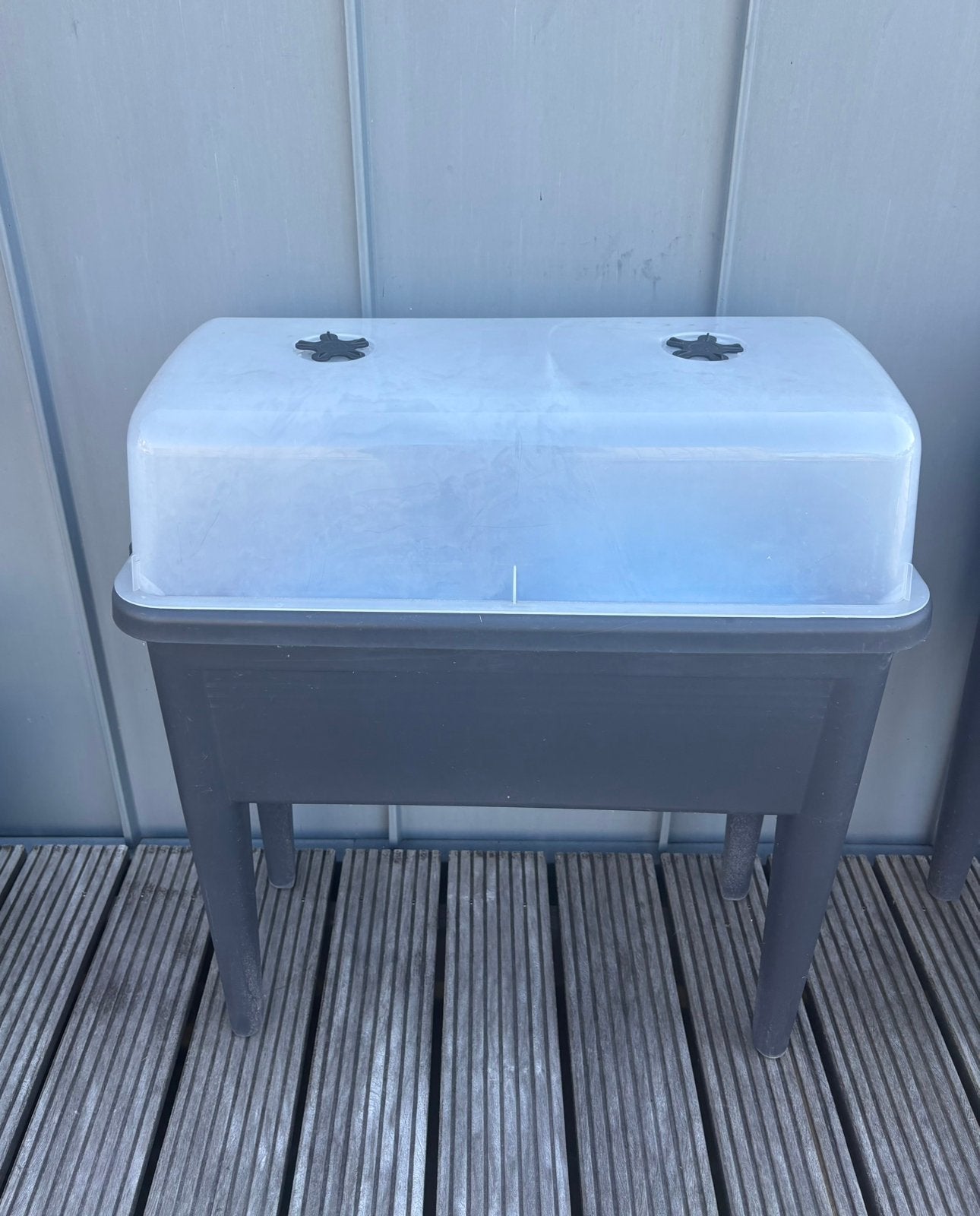 Elho kweektafel- moestuinbak - plantenbak met deksel, Ophalen, Gebruikt, Kweekbak