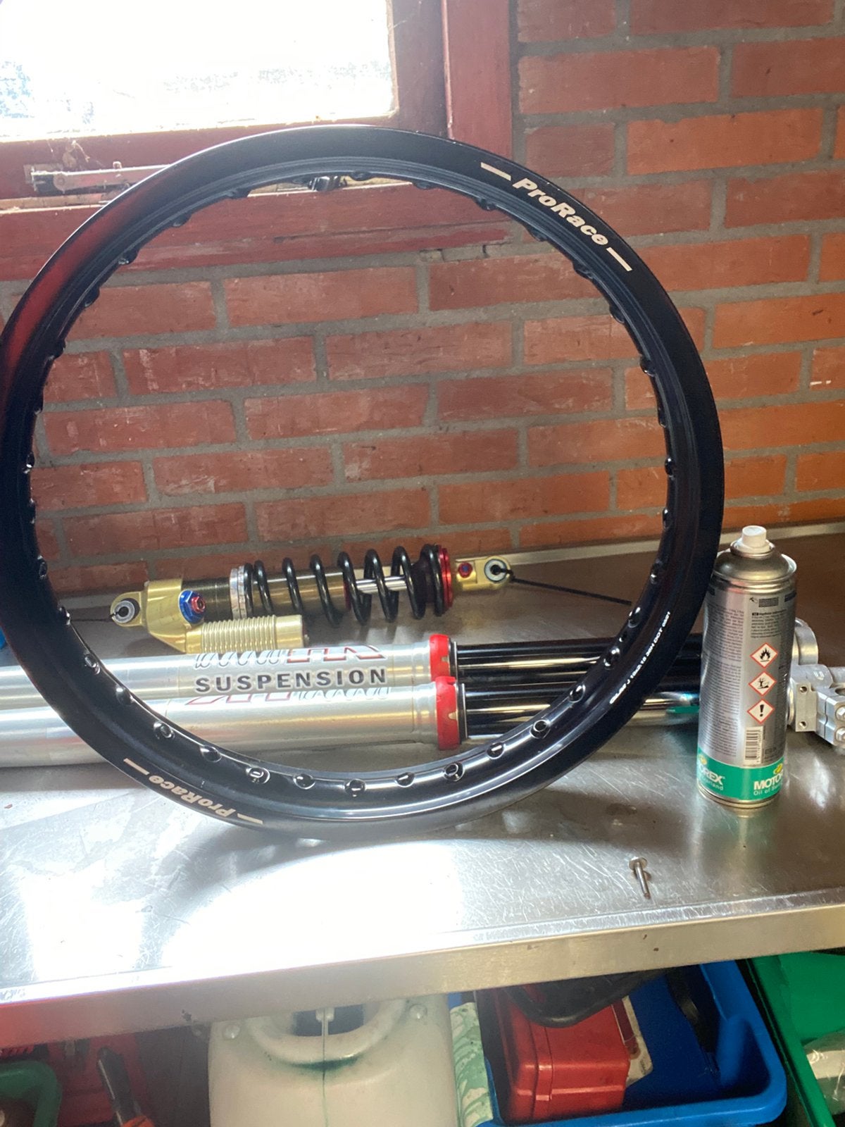 Pro-Race glm achtervelg, Motoren, Ophalen of Verzenden