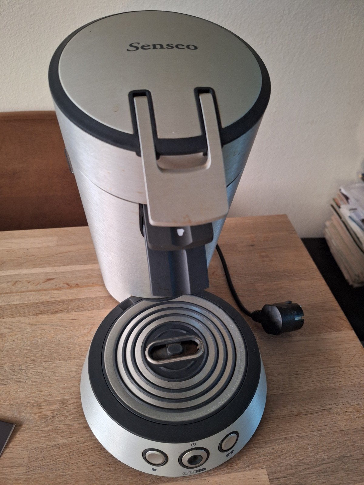 Philips Senseo koffiezetapparaat - Zilver, Koffiepads en cups, Gebruikt, Koffiemachine, Ophalen of Verzenden