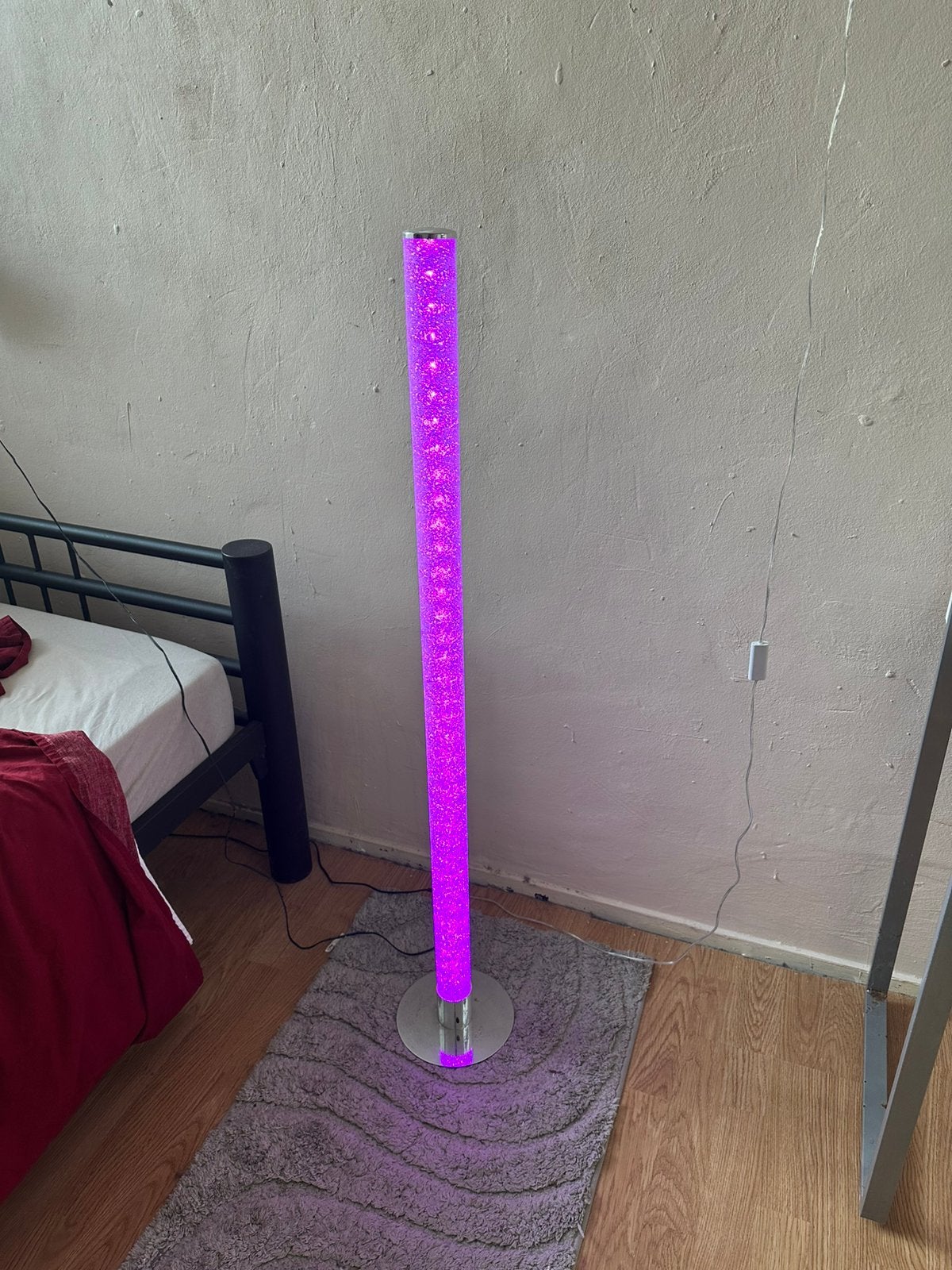 Crystal staande lamp LED met afstandbediening, Kunststof, Ophalen of Verzenden, 150 tot 200 cm, Crystal