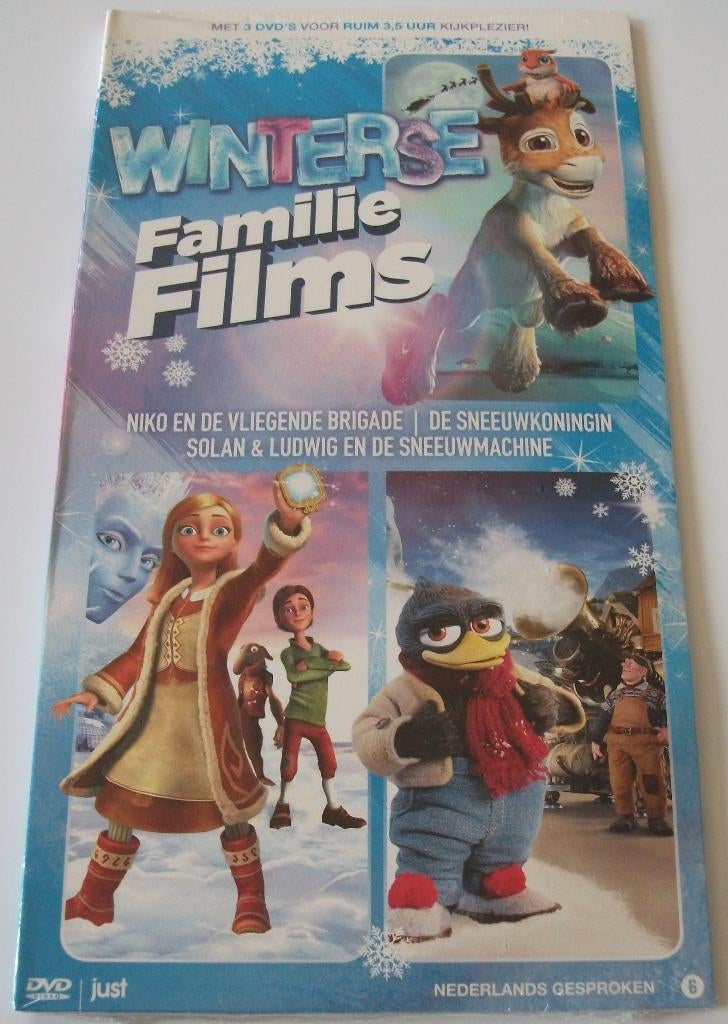 Film-Box *** WINTERSE FAMILIE FILMS *** 3-Disc Boxset NIEUW, Vanaf 6 jaar, Ophalen of Verzenden, Nieuw in verpakking, Boxset