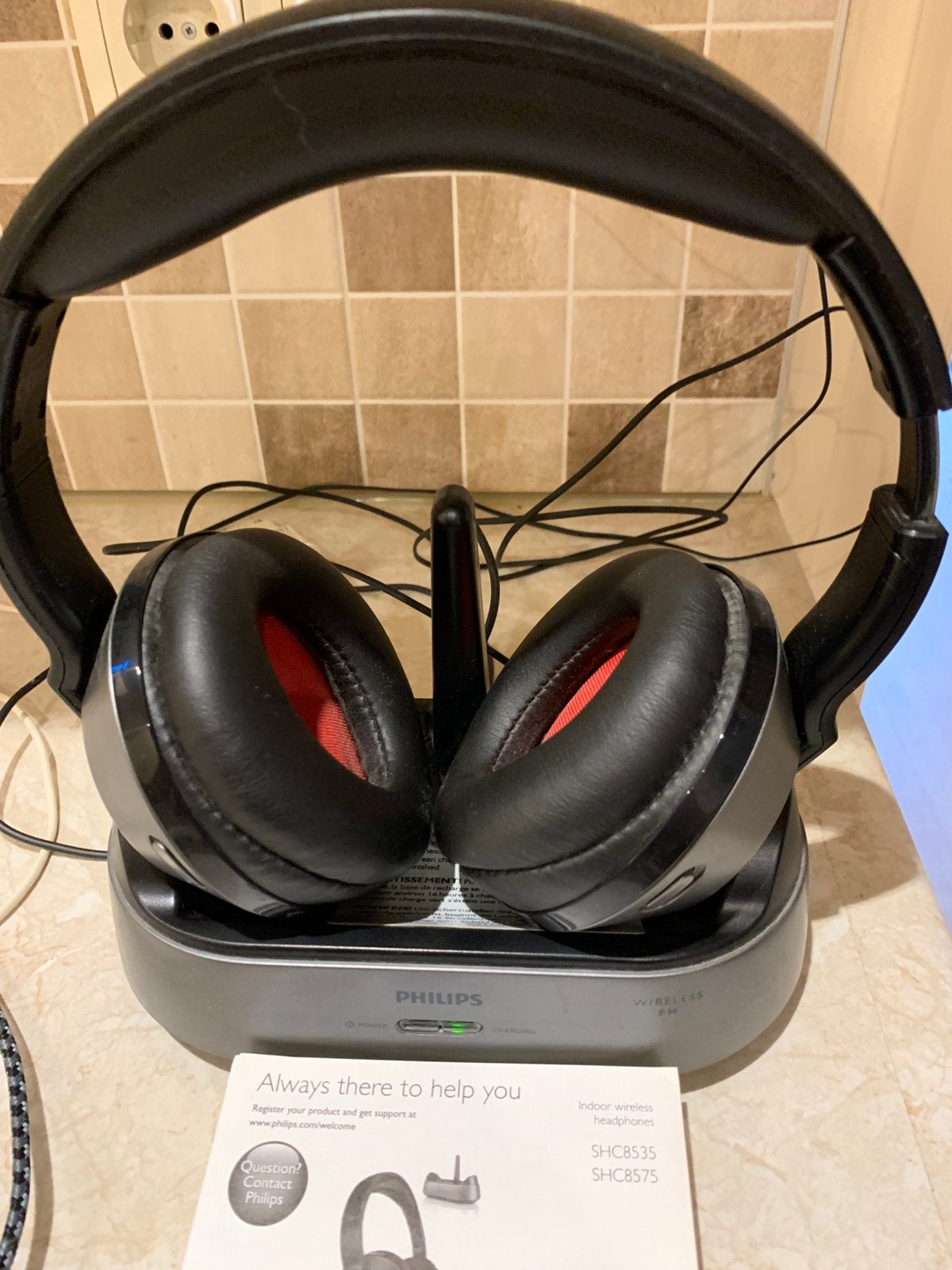 Draadloze Hifi Philips SHC8535 koptelefoon, Ophalen of Verzenden, Zo goed als nieuw, Philips