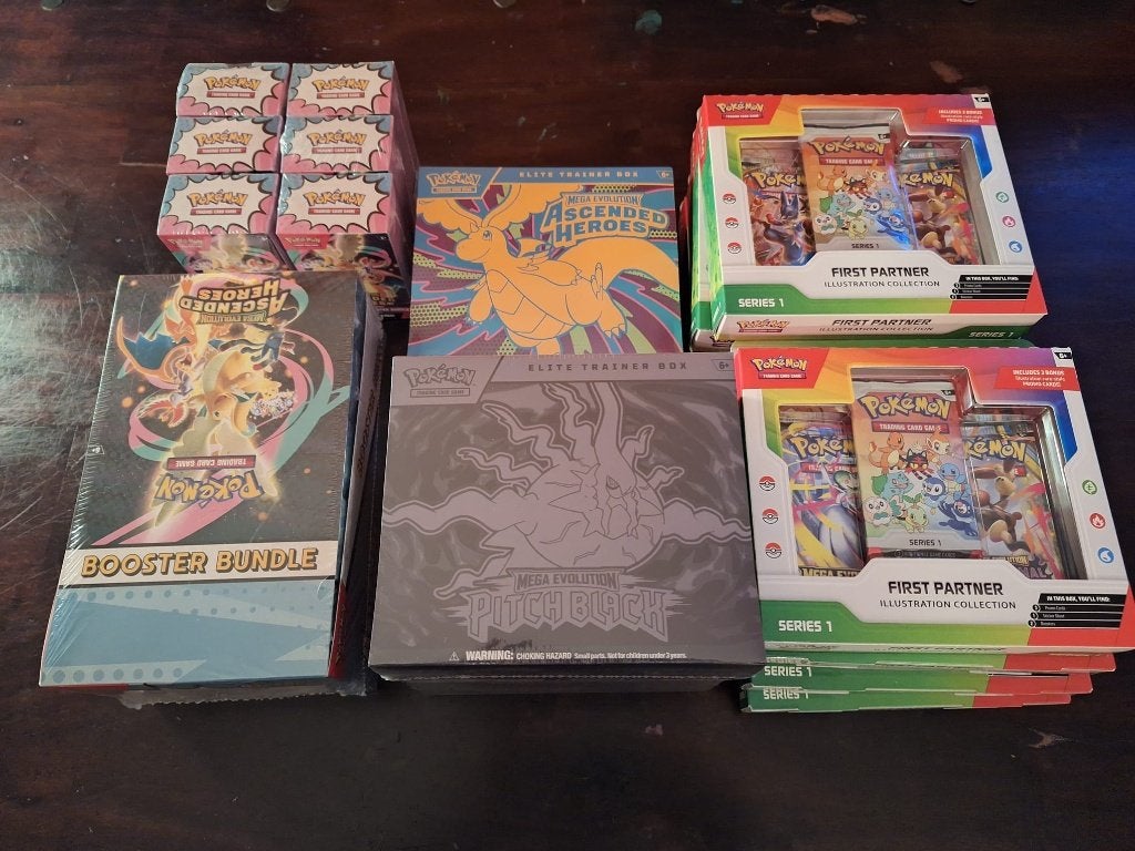 Pokémon Pitch Black, Ascended Heroes + First Partner SEALED., Ophalen of Verzenden, Nieuw, Boosterbox, Foil