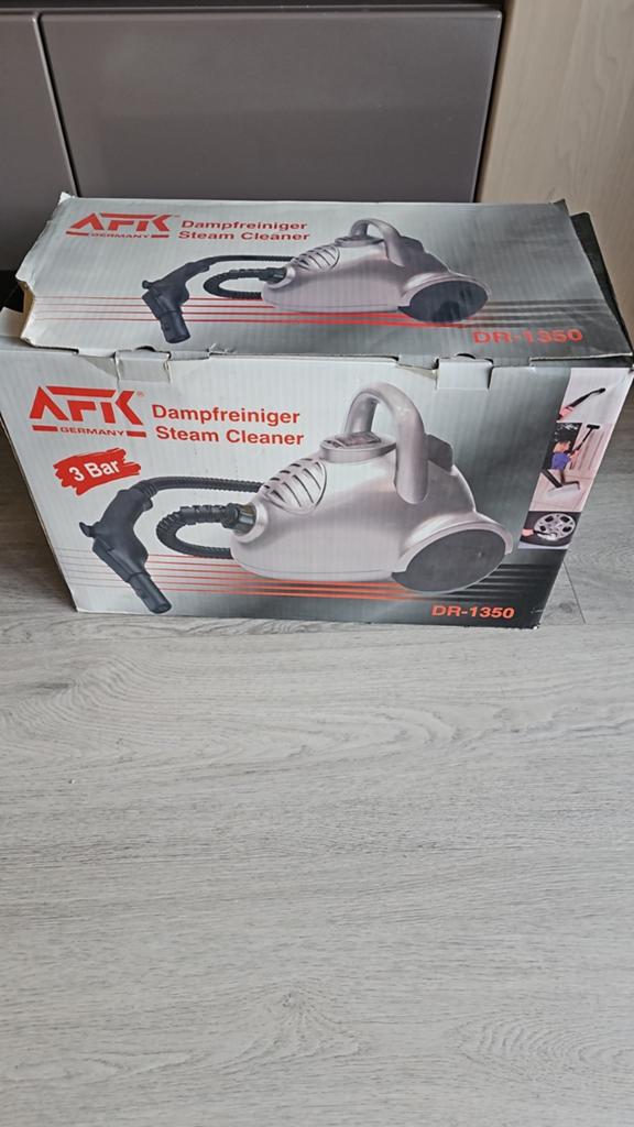 AFK Stoomreiniger DR-1350, Ophalen, Zo goed als nieuw, Stoomreiniger