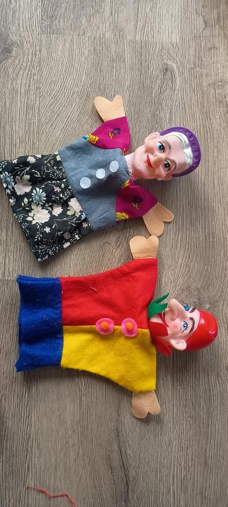 Poppenkast poppen, Ophalen of Verzenden, Gebruikt, Overige typen