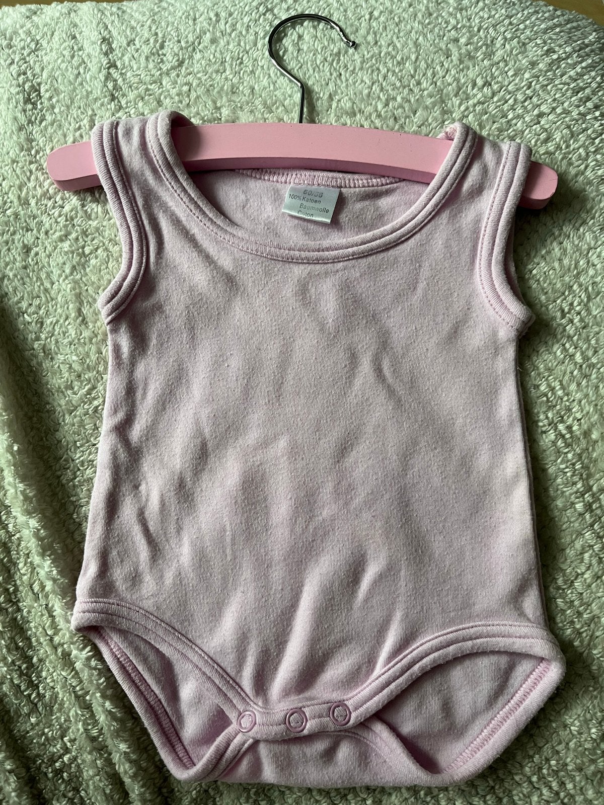Roze romper zonder mouwen - Maat 50/56, Kinderen en Baby's, Ophalen of Verzenden, Nieuw, Meisje