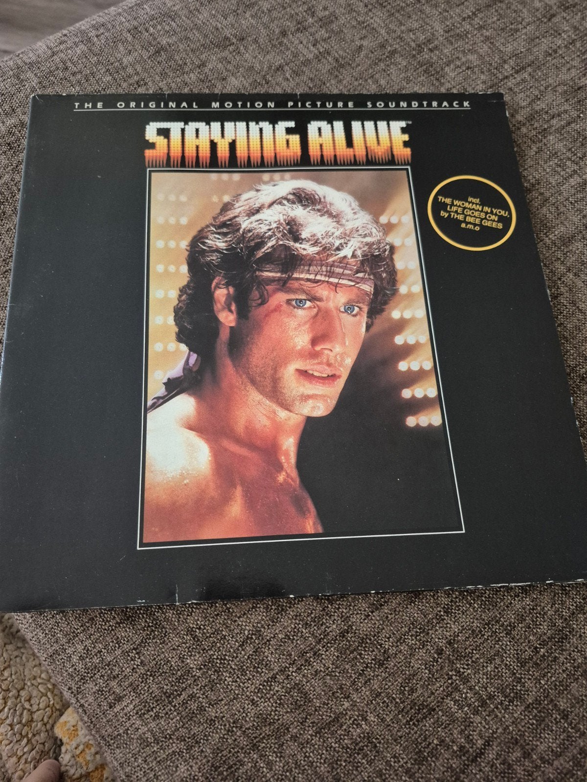 Staying alive lp., Ophalen of Verzenden, Gebruikt, LP