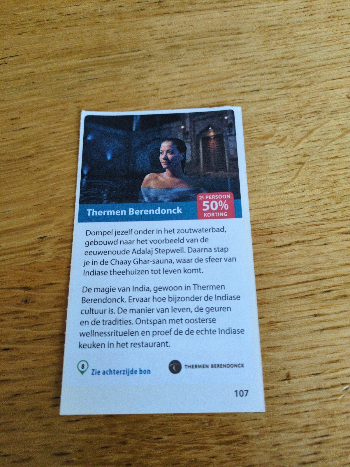 Kortingsbon voor Thermen Berendonck, 50% korting, Tickets en Kaartjes, Drie personen of meer, Kortingsbon, Spa of Sauna