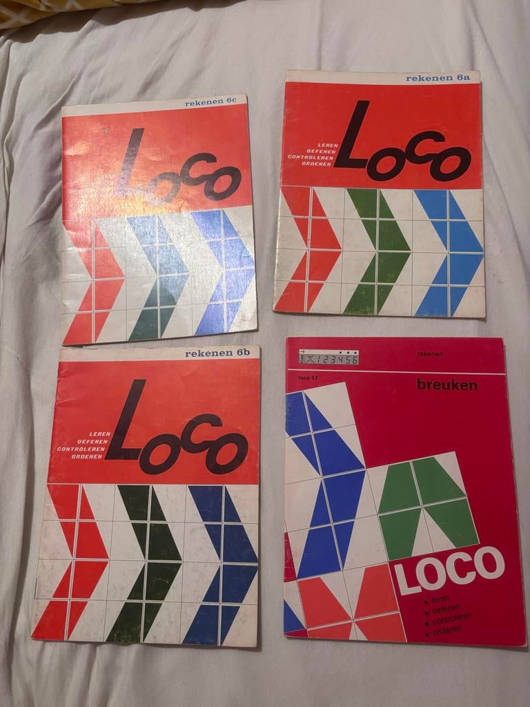 Loco rekenen schoolboeken (4 stuks), Boeken, Schoolboeken, Ophalen of Verzenden, Gelezen, Overige niveaus, Overige vakken