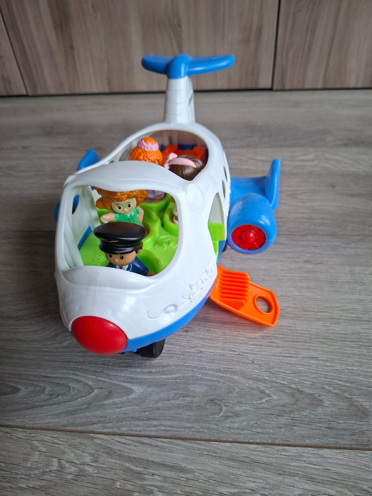 Little people Fisher-price vliegtuig-auto-poppetjes, Ophalen of Verzenden, Zo goed als nieuw, Speelset
