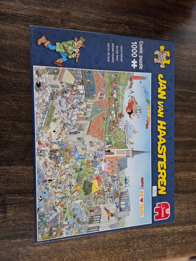 Jan van Haasteren, "Rondje Texel", Ophalen of Verzenden, 500 t/m 1500 stukjes, Zo goed als nieuw, Legpuzzel