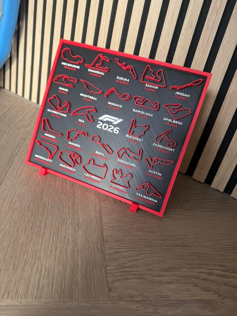 Unieke 3D F1 2026 Kalender – Must-have voor elke racefan!, Ophalen of Verzenden, Maandkalender, Nieuw