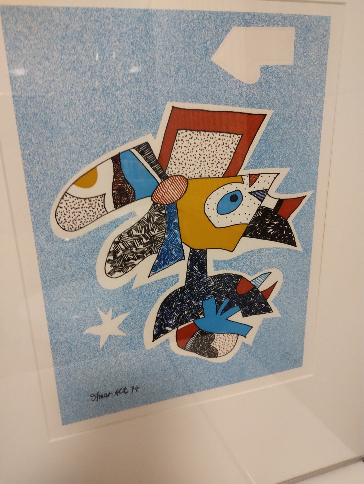Otmar Alt "zweven langs de hemel" gesigneerd en genummerd, Ophalen of Verzenden