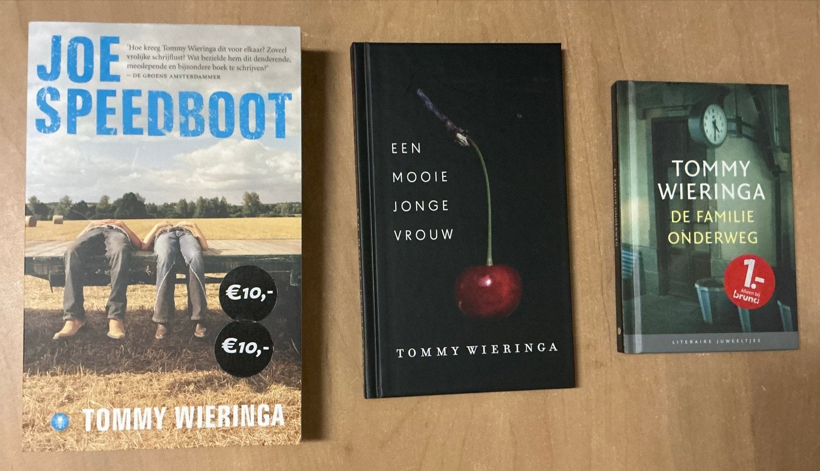 Boeken van Tommy Wieringa: Joe Speedboot, Een Mooie Jonge Vr, Ophalen, Zo goed als nieuw
