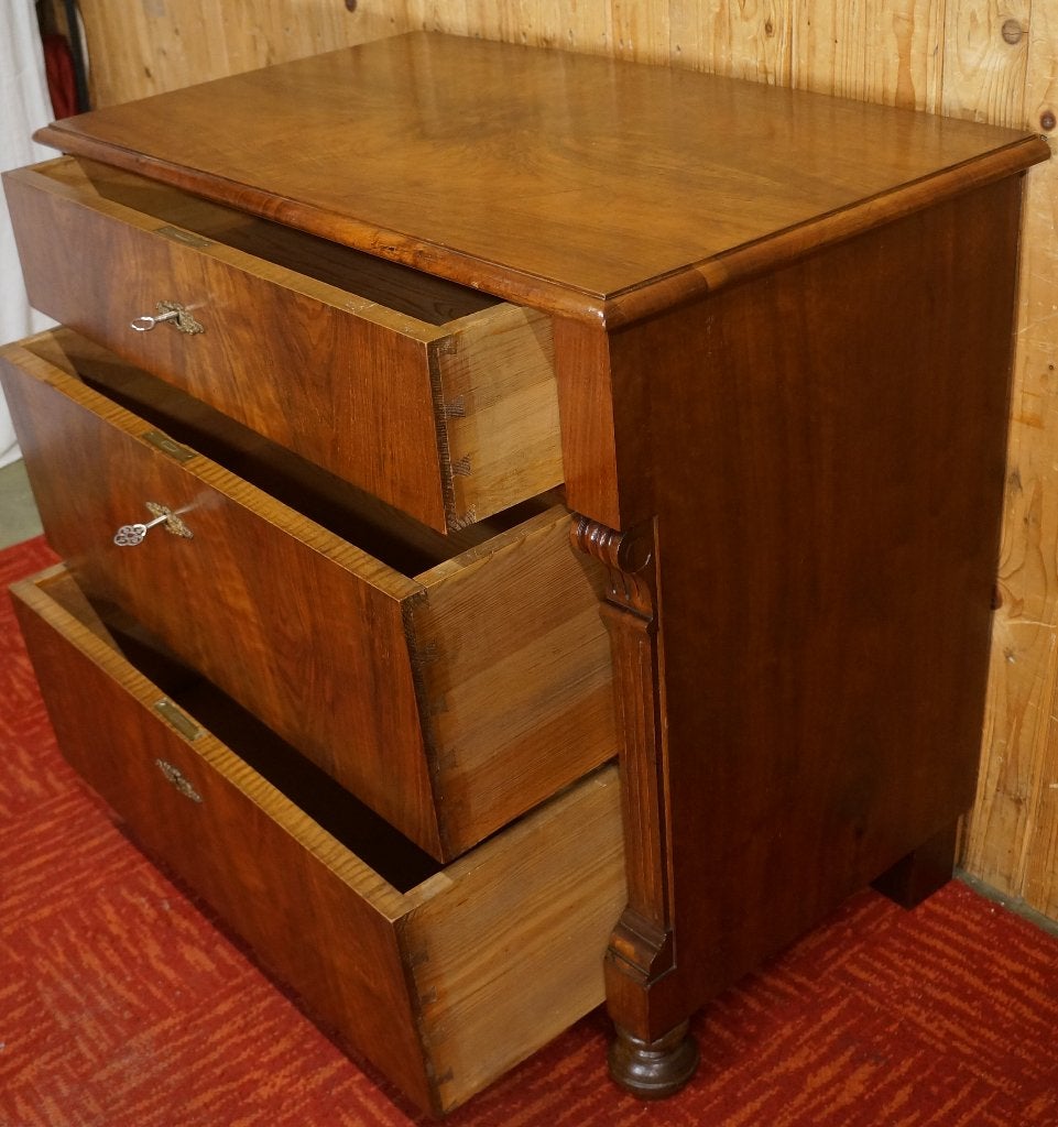 Antiek kast mahonie Laden kast Oude Commode TV meubel art, Huis en Inrichting, Kasten | Ladekasten, Ophalen, Gebruikt, 50 tot 100 cm