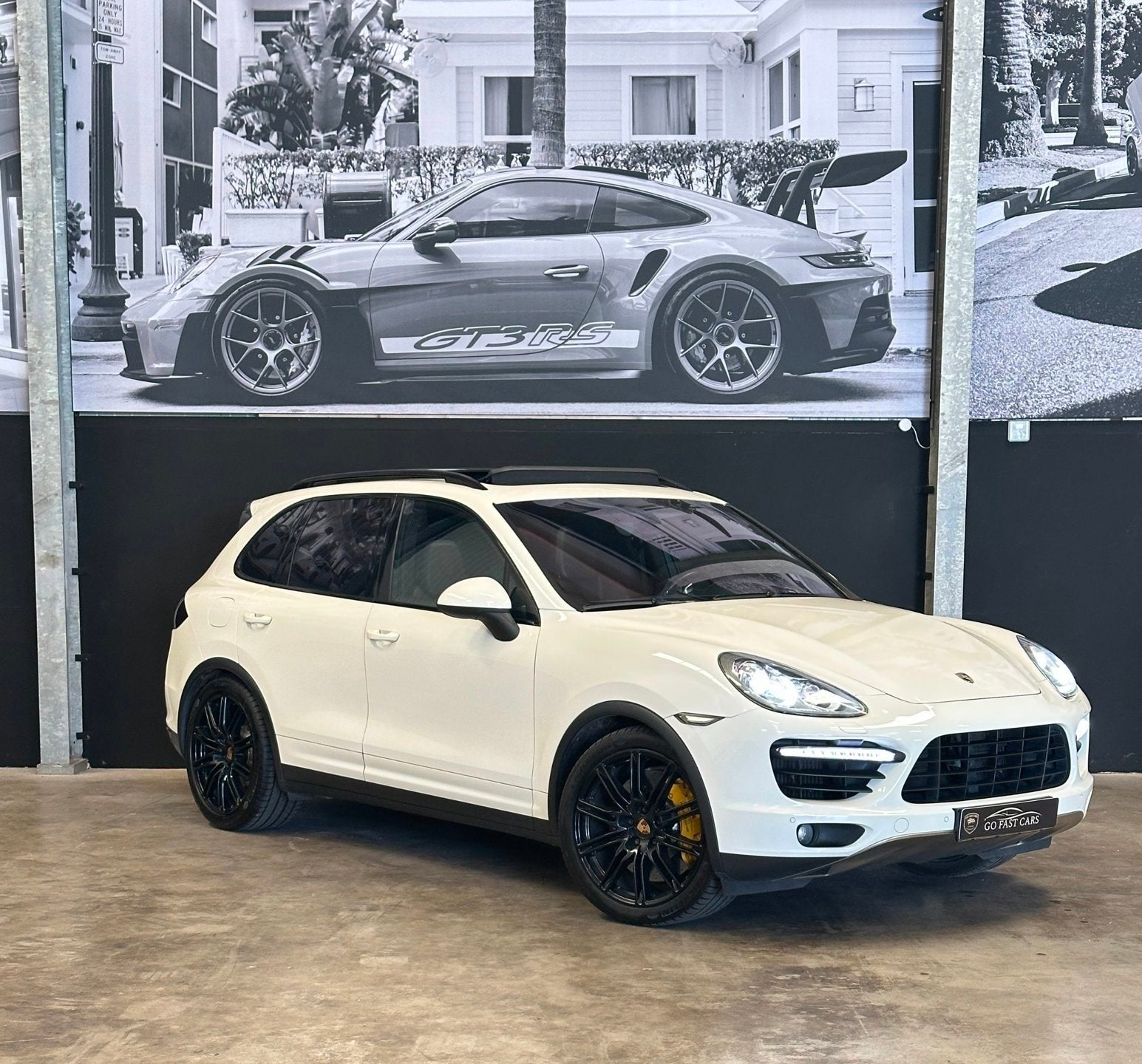 Porsche Cayenne 4.8 Turbo|keramisch|Full Option|St Verw-Vent, Auto's, Automaat, Gebruikt, 501 pk, Leder