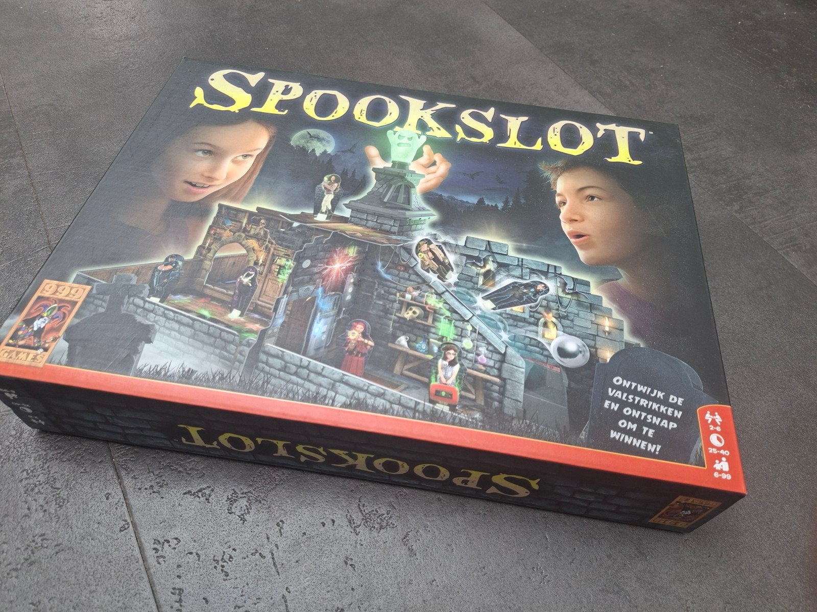 Spookslot Bordspel - Nieuw en Ongebruikt, Drie of vier spelers, Ophalen of Verzenden, Nieuw