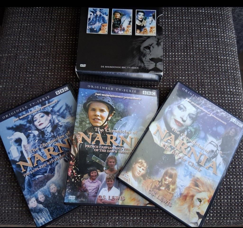 Chronicles of Narnia 1 2 3 dvd box trilogy serie + 2 extra, Ophalen of Verzenden, Zo goed als nieuw, Boxset