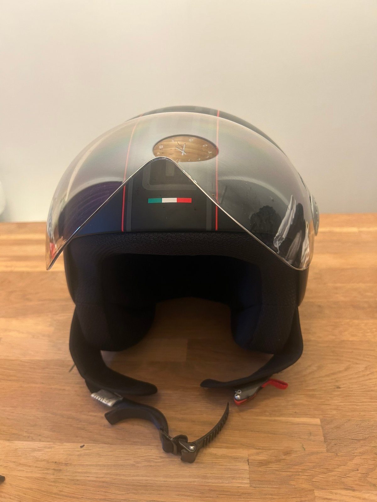 beon scooterhelm, Fietsen en Brommers, Brommerhelmen, Ophalen, Zo goed als nieuw