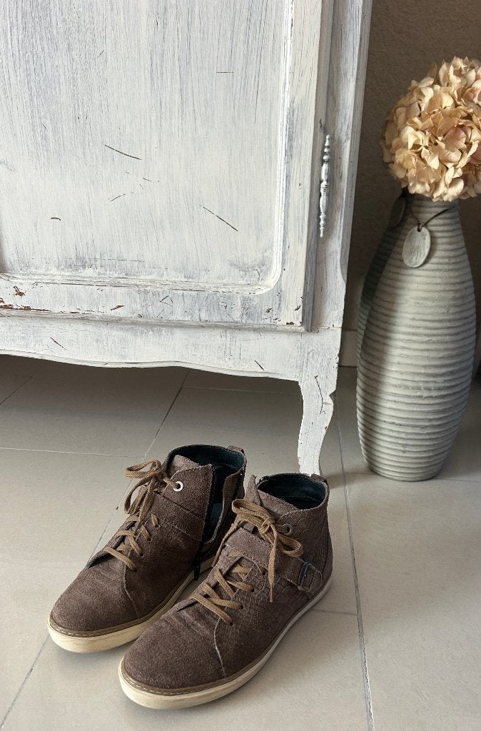 Wolky sneaker halfhoog maat 39 taupe, Wolky, Overige kleuren, Ophalen of Verzenden, Sneakers of Gympen