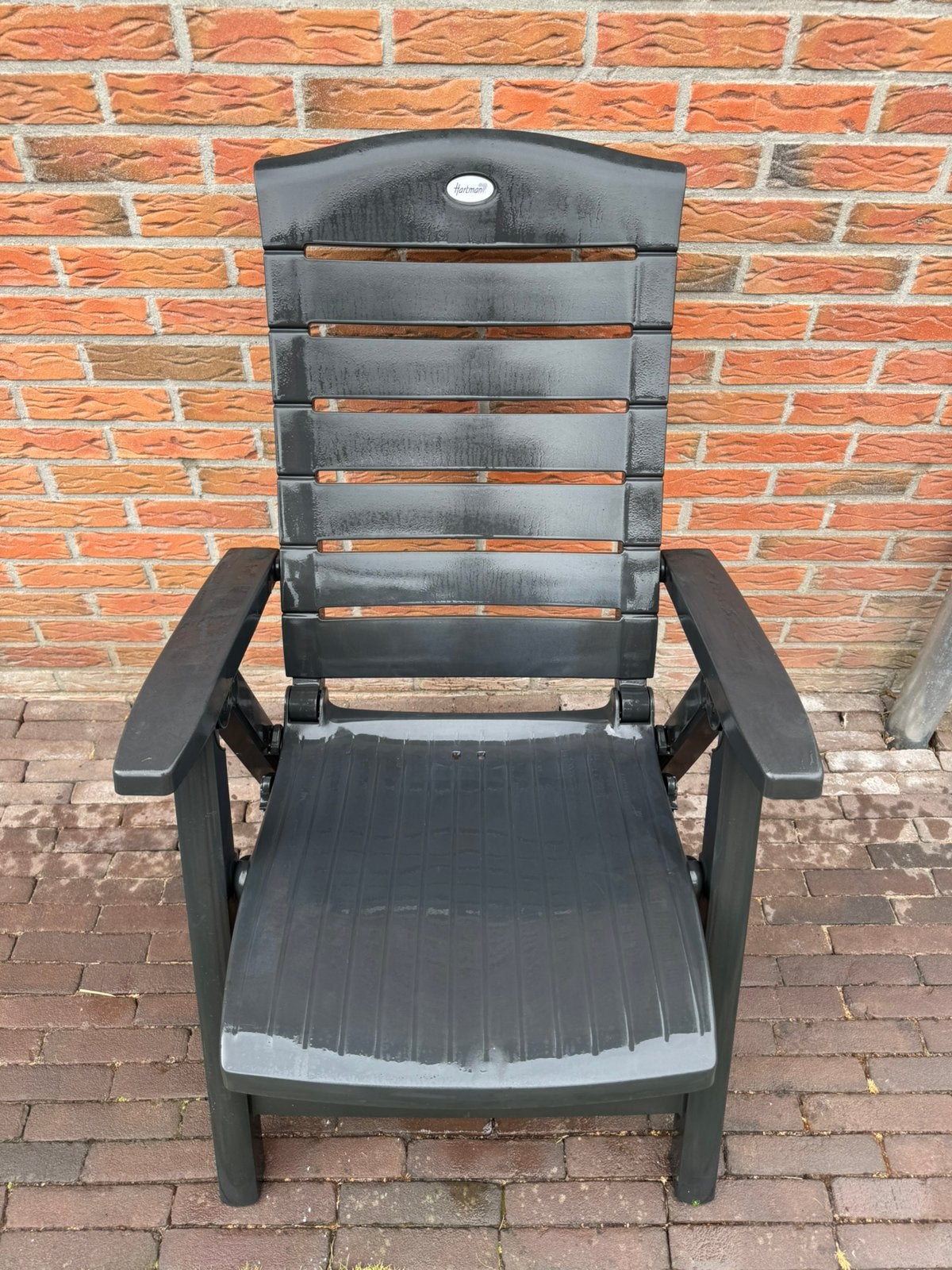 Hartman tuinstoelen groen, Ophalen, Gebruikt, Kunststof